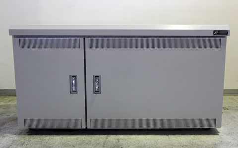 Two Bay Low Profile Cabinet