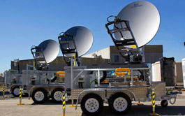 Satellite Trailers at ICS Factory