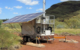 Solar Cell on Wheels on site