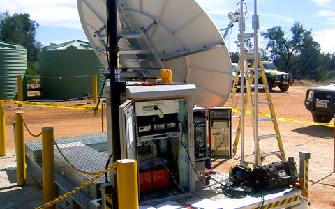 Satellite Skid System Deployed on Site